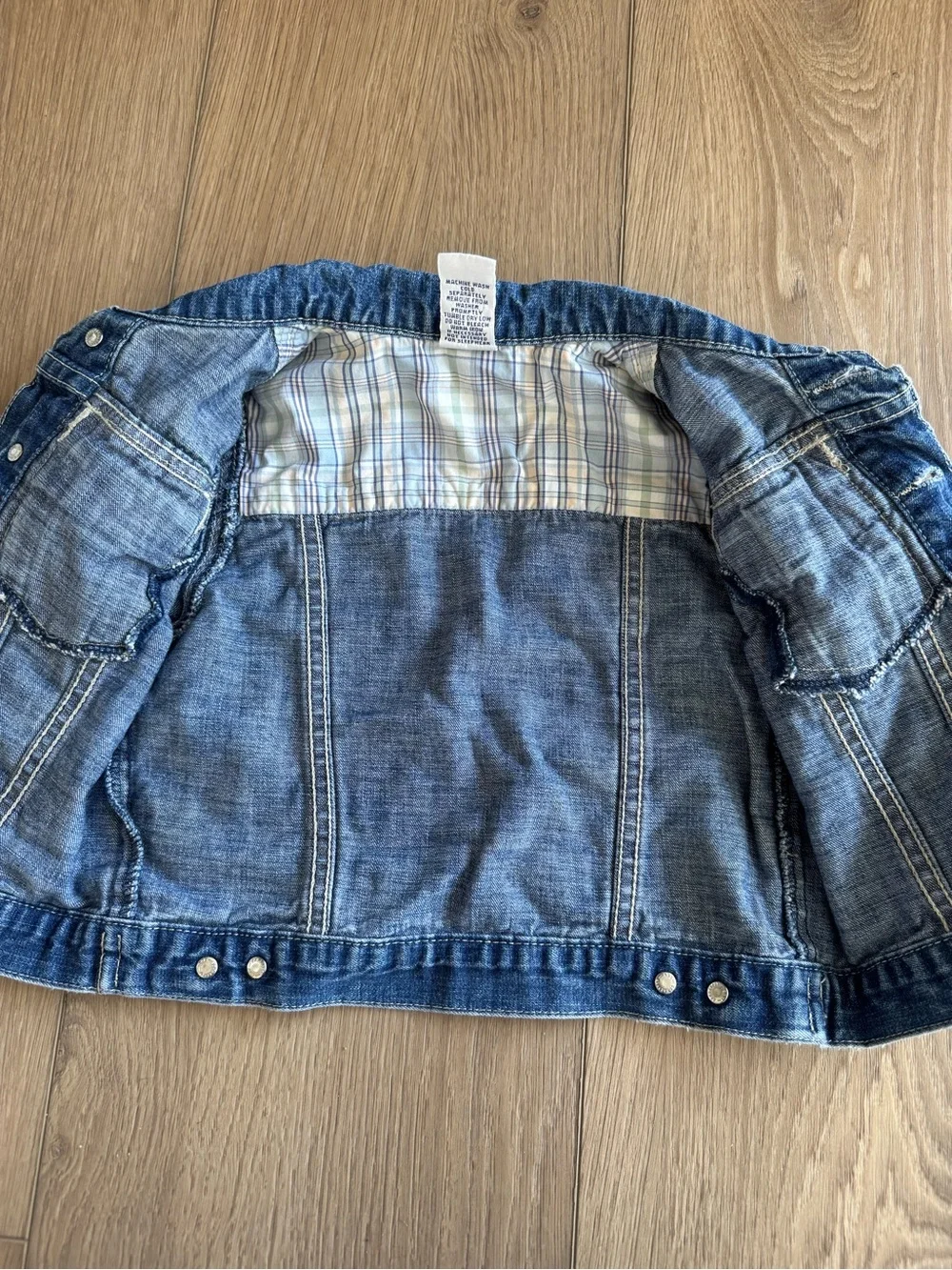 Vintage Gymboree Dark Blue Denim Jacket 12-18 months